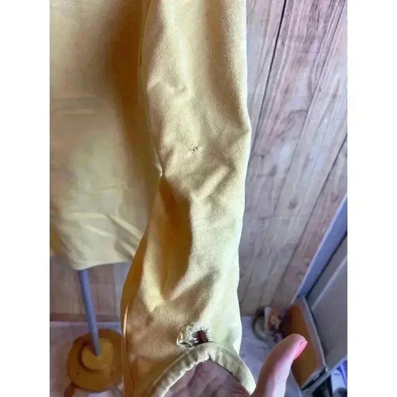 Vintage Woolrich Flannel Shirt Pale Yellow Men's Size XL Read Description - Picture 3 of 8